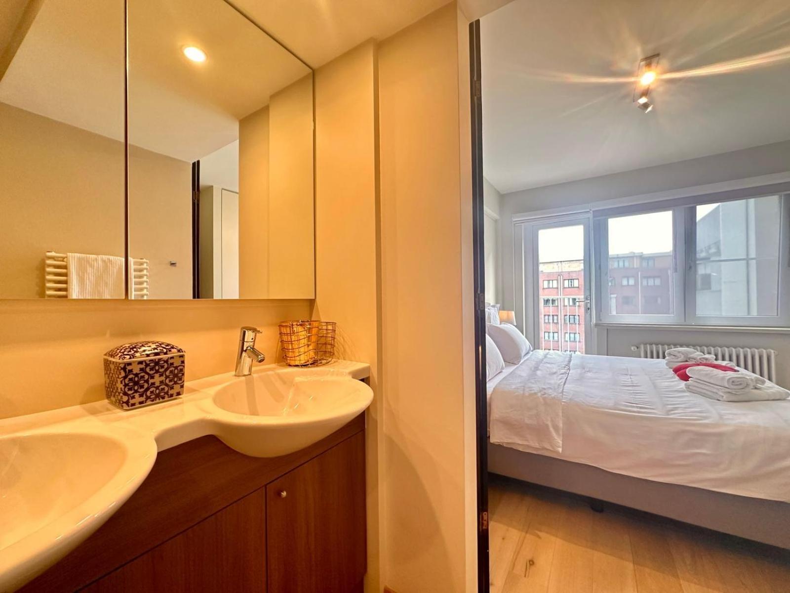 Vue Mer, Famille, Teletravail, Chiens Admis & Garage Knokke-Heist Luaran gambar